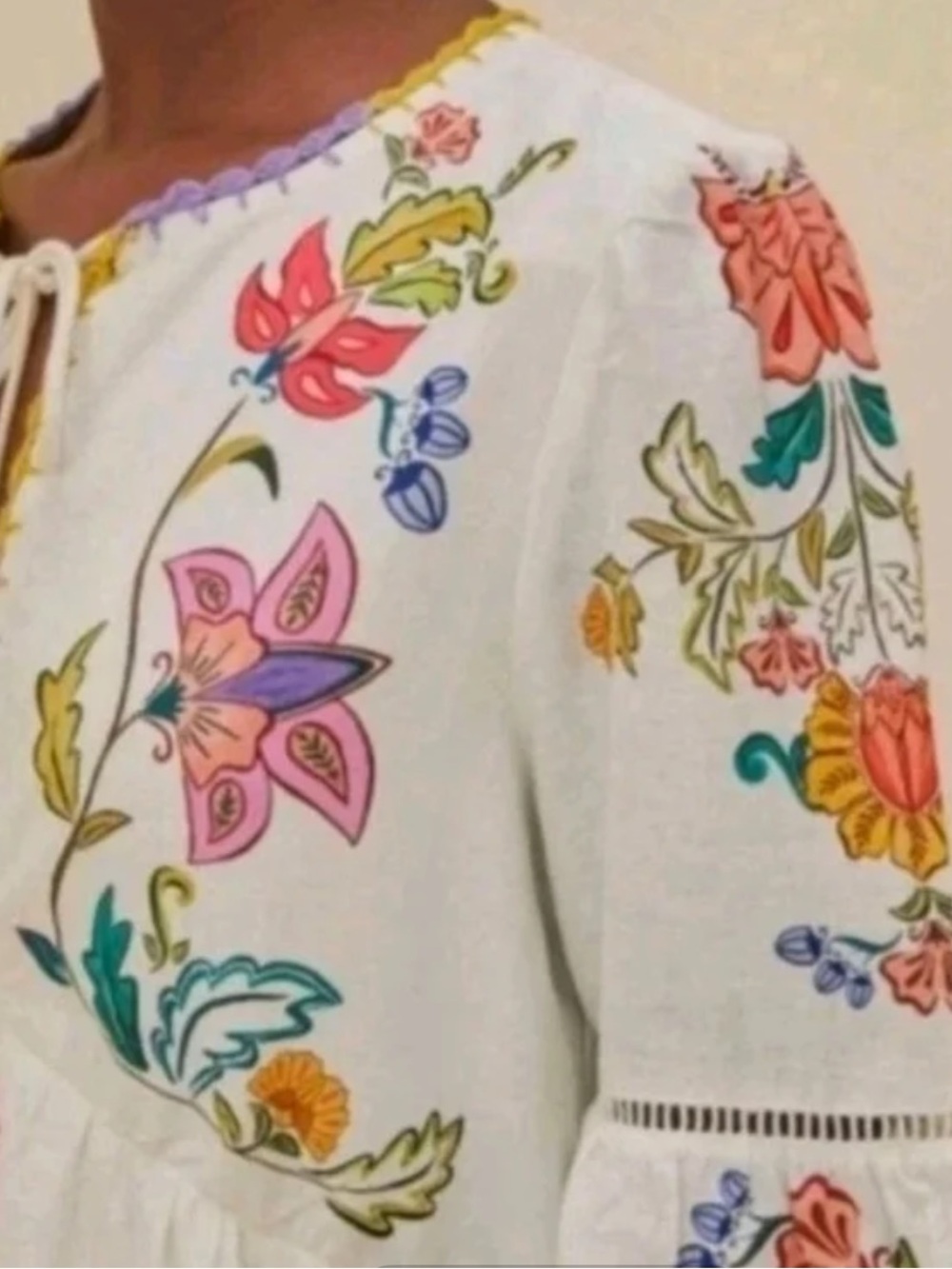 FARM Rio Floral Insects Mini Dress S - Picture 3 of 15